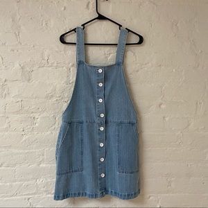 Overall senim dress